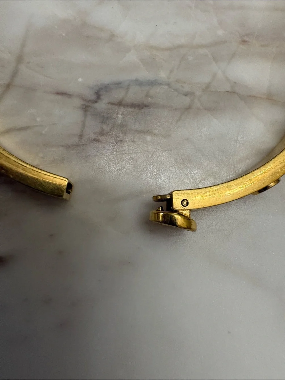 Tory Burch Gold Logo Bangle Bracelet